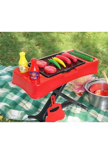 Oyuncak Barbekü 14 Parça Mangal Seti