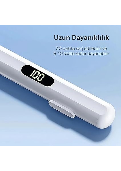 IPAD(2018-2024) Için Stylus Kalem,ipad Pro 11/13INÇ M4,ipad Air 11/13 Inç M2,IPAD10/9/8/7/6,IPAD Air 5/4/3,ipad Pro 11/12.9",ipad Mini 6/5 Için Eğim Sensörlü Avuç Içi Reddi Aktif Stylus Kalem modelleri