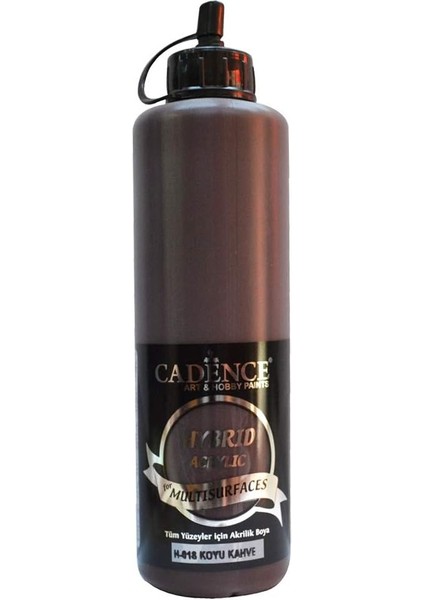 Hybrid Multisurface Akrilik Boya 500 ml H-018 Koyu Kahve