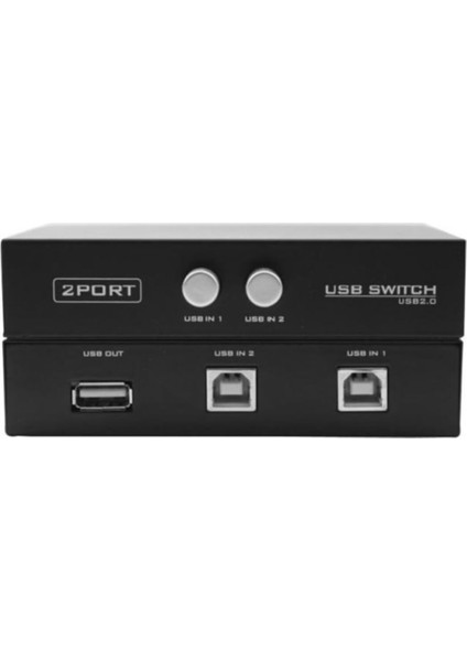 5020 2 Port Yazıcı Printer USB Çoklayıcı Switch Splitter Hub fırsatları