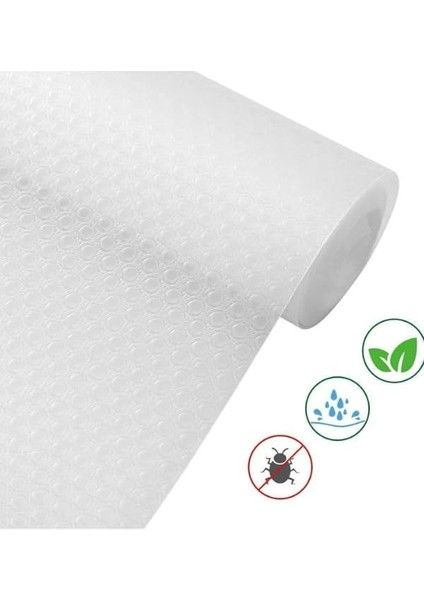 (45CM x 10METRE) Şeffaf Kaymaz Dolap Içi Çekmece Raf Örtüsü Çekmece Astarı Raf Astarı modelleri