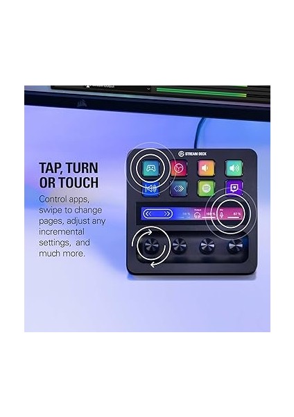 Stream Deck + Xlr – Ses Mikseri ve Denetleyici, Arka Xlr'den Usb'ye Mikrofon Arayüzü, Podcasting, Yayın, Içerik Oluşturucular, Kadranlar ve modelleri