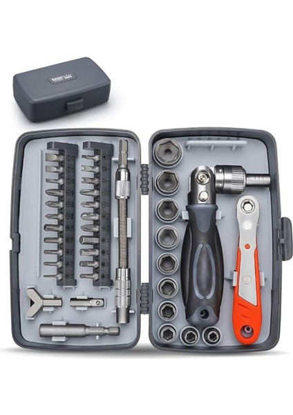 Çok Fonksiyonlu Cırcır Anahtarı Tornavida Seti Pratik Motosiklet Bisiklet Banyo Klima Oto Tar Bakım Alet Seti Ev Donanım Kombinasyonu Alet Seti