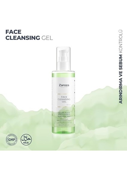Arındırıcı &amp; Gözenek Sıkılaştırıcı Yüz Temizleme Jeli Glycolic Asit&amp;niacinamide&amp;hyaluronic 200 ml fiyatları