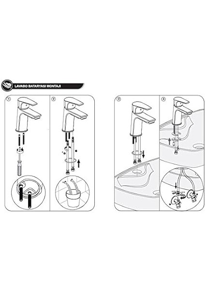 Niobe Kuğu Borulu Lavabo Bataryası 102188054 modelleri
