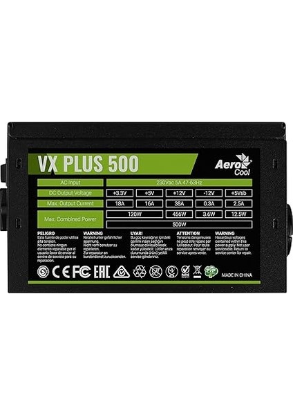 Ae VXP500 Plus 500W Güç Kaynağı fiyatları