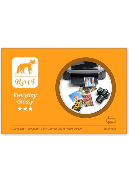 Everyday Parlak Fotoğraf Kağıdı 200GSM 50YP 10X15