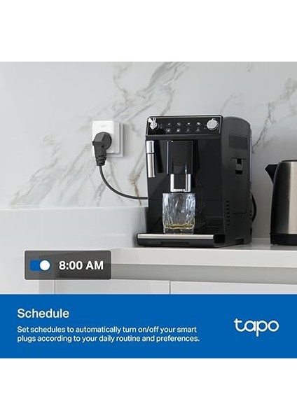 Tapo P110 2-Pack, Enerji Izleme, Amazon Alexa ve Google Home ile Çalışır, Uzaktan Kontrol, Cihaz Paylaşımı, Hub Gerekmez, Mini Akıllı Wi-Fi Soketi fırsatları