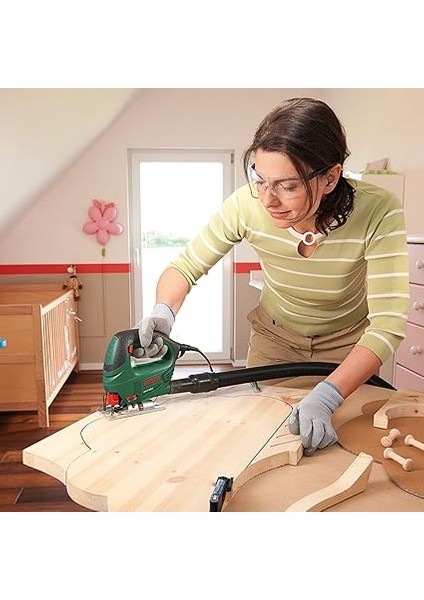 Home And Garden Pst 650 Elektrikli Dekupaj Testreresi, 500 Watt, Ahşapta 65 Mm, Çelikte 4 mm Kesme Derinliği, Taşıma Çantasında fırsatları