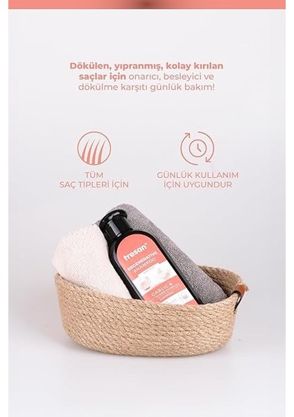 Sarımsak Özlü Onarıcı Her Saç Tipi Için Bakım Şampuanı 300 ml modelleri