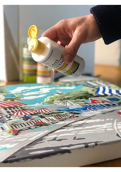 Su Bazlı Parlak Vernik | 100 ml | Akrilik ve Yağlı Boya Koruyucu fiyatları