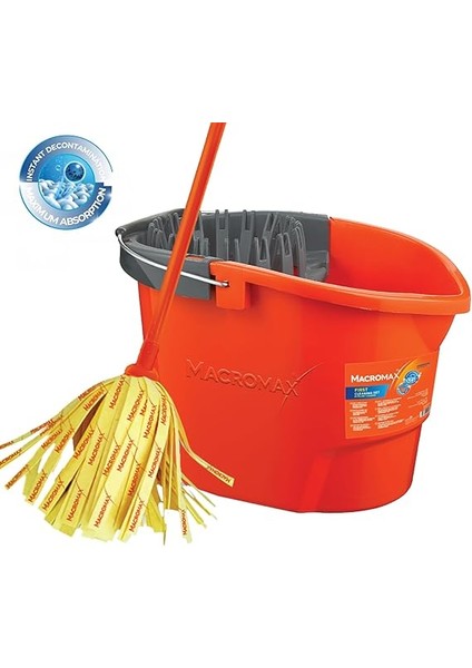 First Pratik Sıkmalı Paspas Seti Yüksek Emici Şerit Mop ve Kova modelleri