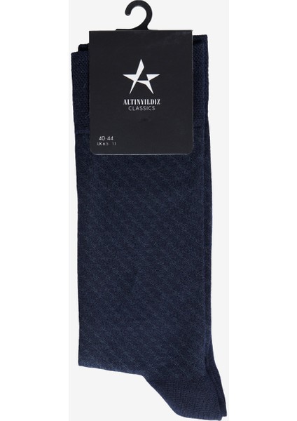 Desenli Yumuşak Dokulu Tekli Çorap