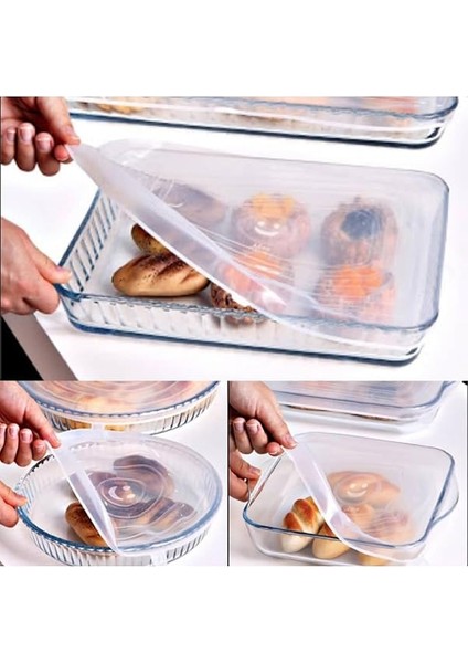 Hanem Silikon Dikdörtgen Borcam Kapağı Silikon Streç Kapak fırsatları