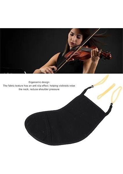 Keman Çene Dinlenme Pedi Kalın Pamuk Keman Çene Dinlenme Yastığı Rahat Keman Çene Dinlenme Koruyucusu 4/4 3/4 Keman indirimleri