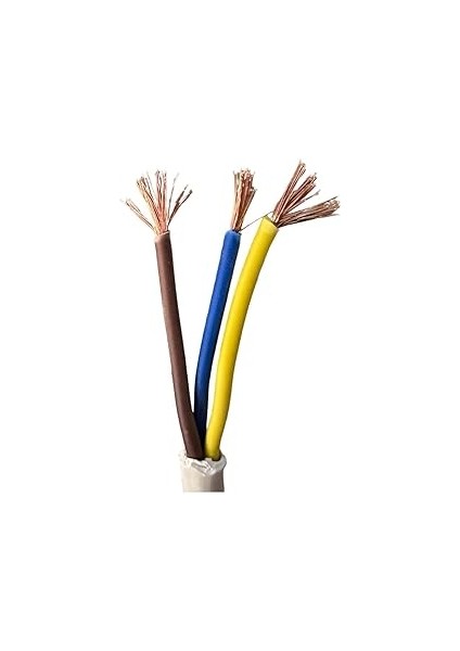 mm Cca Ttr Beyaz Renk Kauçuk Topraklı Seyyar Elektrik Kablosu (10 Metre) fiyatları