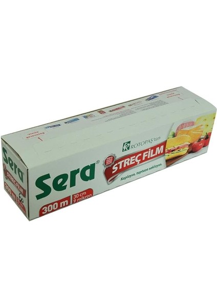 Streç Film 30 cm x 300 M 9 Mikron Tırtıl Bıçaklı modelleri