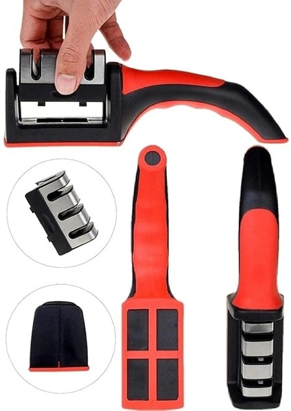 Bileme Aleti 3 Aşamalı, 3 Açılı Bıçak Bileyici fırsatları