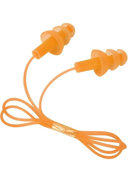 Kordonlu Kulak Tıkacı, Taşıması Rahat, Yıkanabilir, Iyi Sızdırmazlık Performansı, Su Geçirmez Kulak Tıkacı, Enfeksiyonları Önler, Yüzme Sırasında Hijyenik Gürültü Koruması (Mandarine)