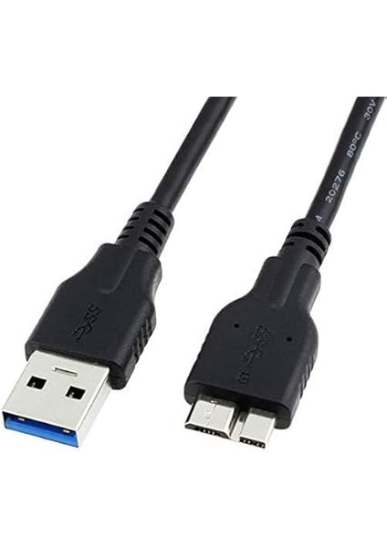 USB 3.0 Mikro Kablo, Harici Sabit Sürücü Kablosu USB 3.0 Tip A Erkek - Mikro B Kablosu Samsung Galaxy S5 Note 3 ile Uyumlu, Kamera, Harici Sabit Disk, HDD 0,5 M fiyatları