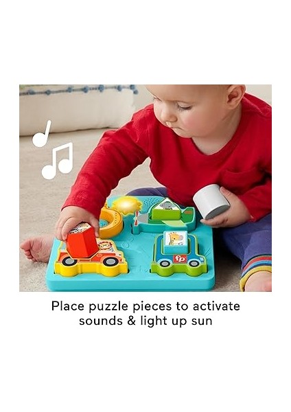 Şekiller ve Sesler Araç Bulmacası, Ince Motor Becerilerinin Gelişimine Yardımcı Müzikler ve Işıklar, 9 Ay ve Üzeri, HRP31 modelleri