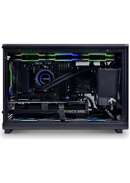 Li Dan Case A3 Siyah Ahşap Cam M-Atx Mini-Tower Kasa (G99.A3X-WDG.00) fırsatları