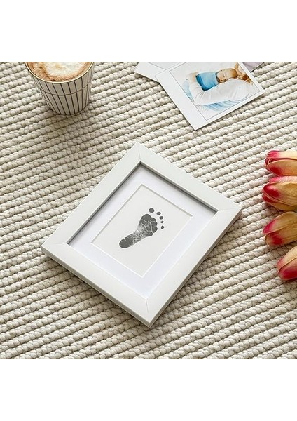 Tekli Bebek El Veya Ayak Izi Çerçevesi - Yenidoğan 0-6 Aylık Baskı Kiti ile Uyumlu - Sadece Çerçeve fiyatları
