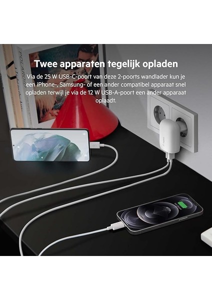 37W 25W Usb-C Pd PPS+12W Usb-A Şarj Cihazı modelleri