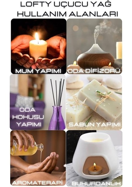 Pudra, Amber, Bahçe Gülü Uçucu Yağ Buhurdanlık Esansı Oda Kokusu Esansiyel Yağ Buhur Yağı 10ML fırsatları