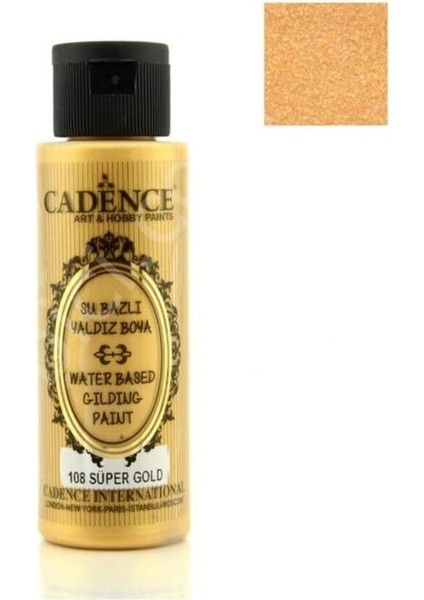 Su Bazlı Yaldız 70 Ml. 108 Süper Altın