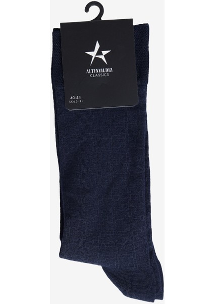 Desenli Yumuşak Dokulu Tekli Çorap