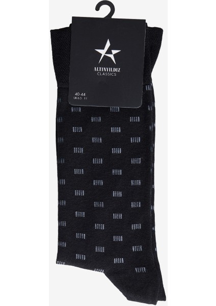 Desenli Yumuşak Dokulu Tekli Çorap