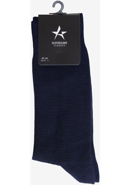 Desenli Tekli Çorap