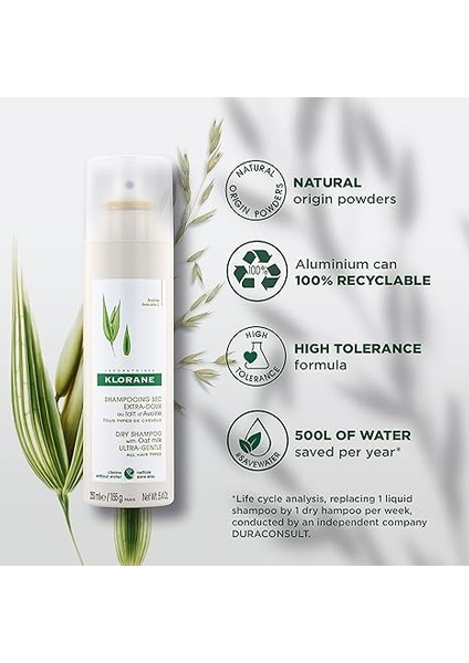 Avoine Dry Shampoo - Yulaf Sütü Içeren Kuru Şampuan 150ML fırsatları