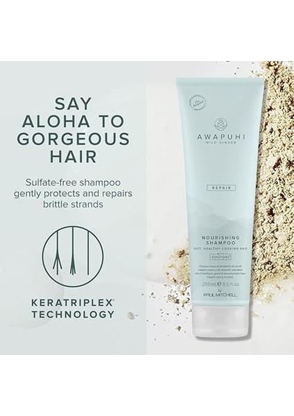 Wild Ginger Paul Mitchell Awg Repair Nourishing Besleyici Şampuan 250 ml fırsatları