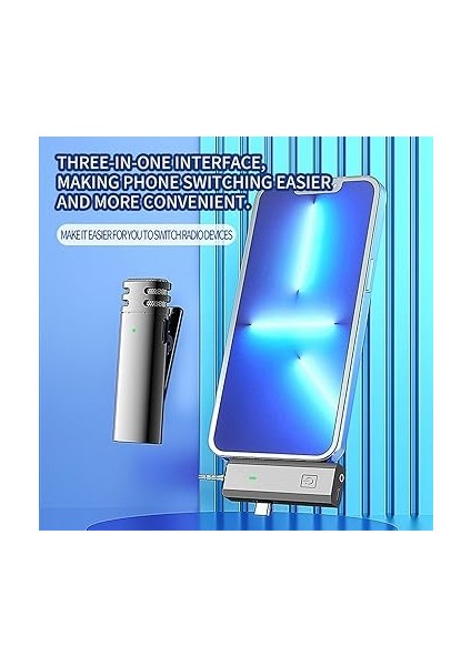 Mikrofonu, Podcast Mikrofonu, Mini Mikrofon, Alıcılı Profesyonel Gürültü Azaltma Mikrofonu, Video Kaydı Için Vlog (1) indirimleri