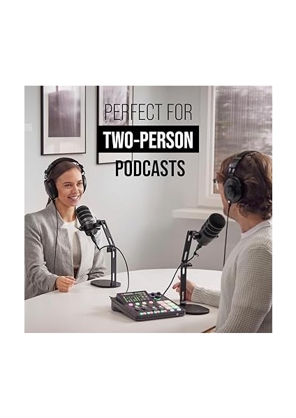 Rodecaster Duo - Kompakt Entegre Ses Kayıt Stüdyosu, Podcast Için Ideal indirimleri