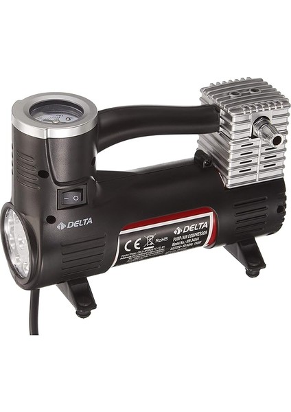 Spor Elektrikli Top Pompası - Mini Kompresör (Işıklı)