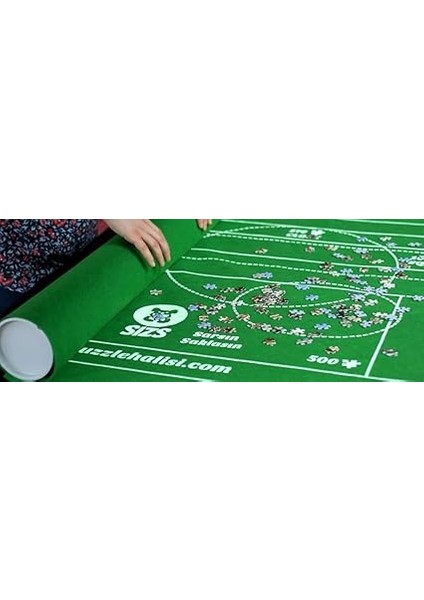Puzzle Halısı 1000’LIK Den 6000'LIĞE Kadar Farklı Boyutlar | Askılı Çanta | Puzzle'ı Sar Sakla ve Açtığında Kaldığın Yerden Devam Et (1500'LÜK) modelleri