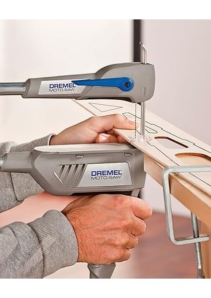 MS20 Moto-Saw Tezgahüstü Kıl Testere (Dekupaj Testeresi), 1 Bağlantı Parçası + 5 Aksesuar, Alaşım Çelik Bıçak indirimleri