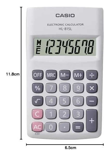 HL-815L-WE 8 Hane Beyaz Hesap Makinesi fiyatları