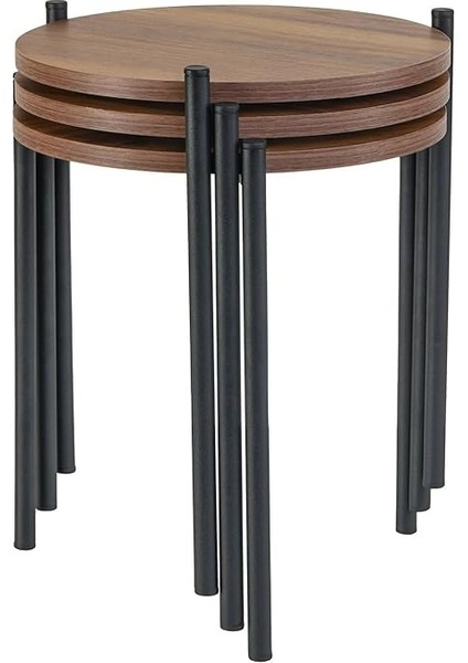 Office Zigon Sehpa, Metal Zigon Sehpa (3 Lü Yuvarlak Zigon Sehpa) fiyatları