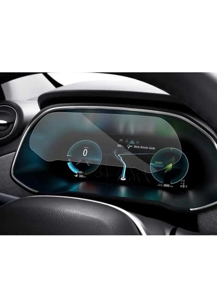 Case Dijital Gösterge 9h Nano Ekran Koruyucu 2023-2024 Renault Clio ile Uyumlu