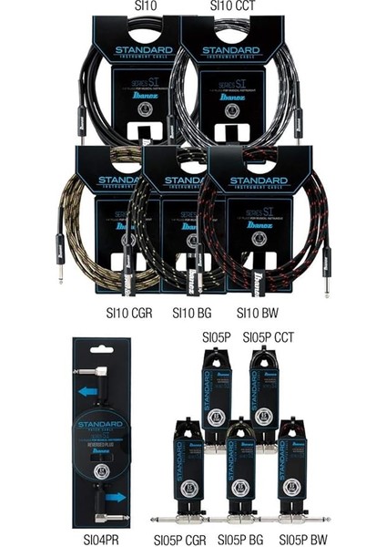 Sı Serisi (Standart) Enstrüman Kablosu - Düz ve Açılı Fiş - Jak - Jak, Siyah - 6,10 M / 20 Ft (SI20L) fırsatları