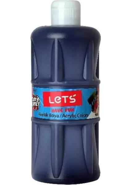 Akrilik Boya 500 ml Siyah: L5309