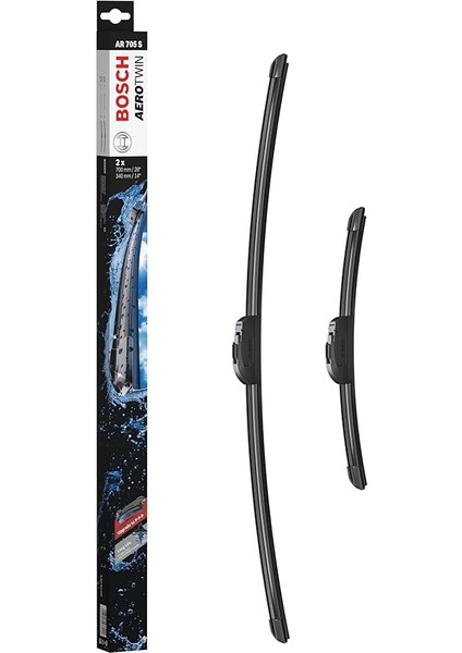 Aerotwin Retro Silecek Seti Toyota Corolla Sedan (2019 ve Sonrası), Corolla Hatchback (2019 ve Sonrası) [700/340 Mm] AR705S 3397014637