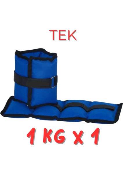 El ve Ayak Ağırlığı | Mavi | Cırtlı Ayarlanabilir | Fitness - Kondisyon - Spor | Egzersiz - Rehabilitasyon - Pilates