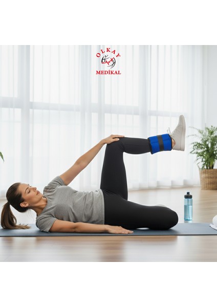 El ve Ayak Ağırlığı | Mavi | Cırtlı Ayarlanabilir | Fitness - Kondisyon - Spor | Egzersiz - Rehabilitasyon - Pilates modelleri
