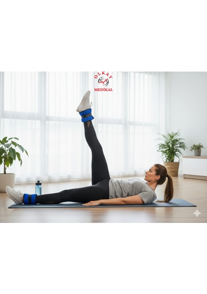 El ve Ayak Ağırlığı | Mavi | Cırtlı Ayarlanabilir | Fitness - Kondisyon - Spor | Egzersiz - Rehabilitasyon - Pilates fırsatları