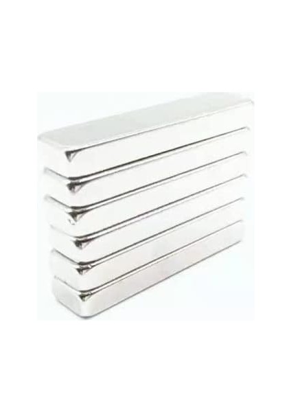 Adet 40X10X5 mm Dikdörtgen Neodyum Mıknatıs Boy 40MM En 10MM Kl. 5mm